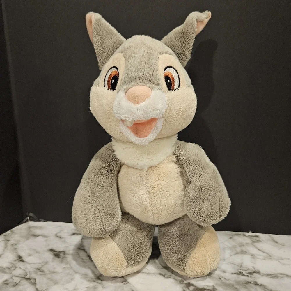 Disney‎ Bambi & 2 Thumper Plush Lot Disney Store Big Feet Bunny Set
